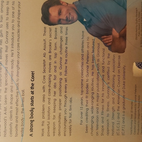 Nwot Unopened Exercise DVD: Ab Assault Brooke Burke Gunner Peterson - Picture 4 of 8